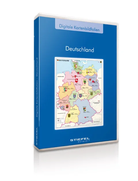 Digitale Kartenbildfolien: Deutschland