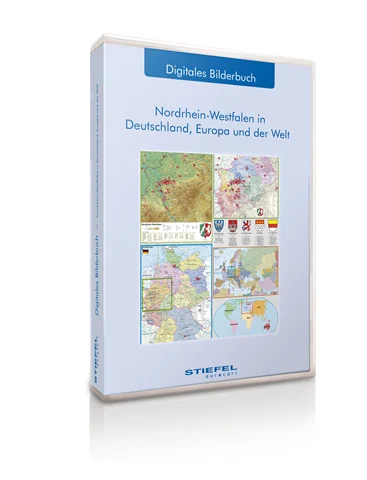 Digitales Kartenbuch - Nordrhein - Westfalen in Europa und der Welt FLUXPLAYERVARIANTE (plattformunabhängig)